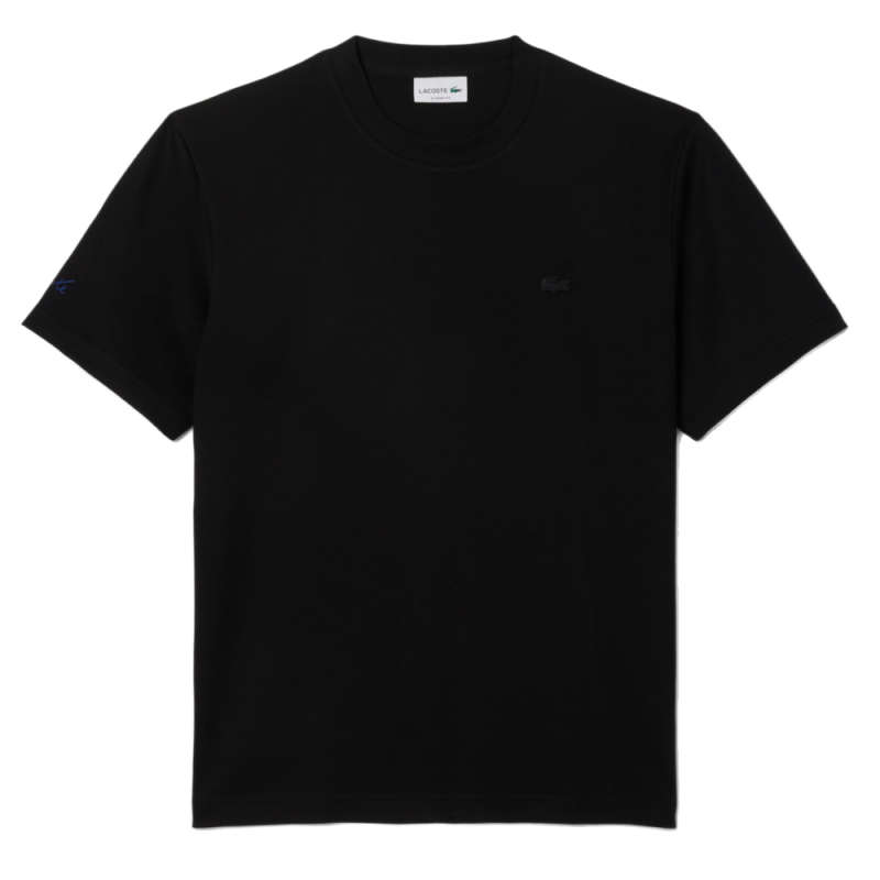 T-shirt  Lacoste -Noir-  signature brodé
