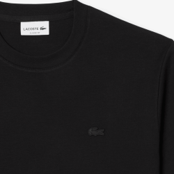 T-shirt Lacoste - Noir - signature brodé
