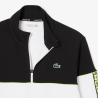 Sweatshirt zippé  Lacoste -Blanc-Tennis color-block