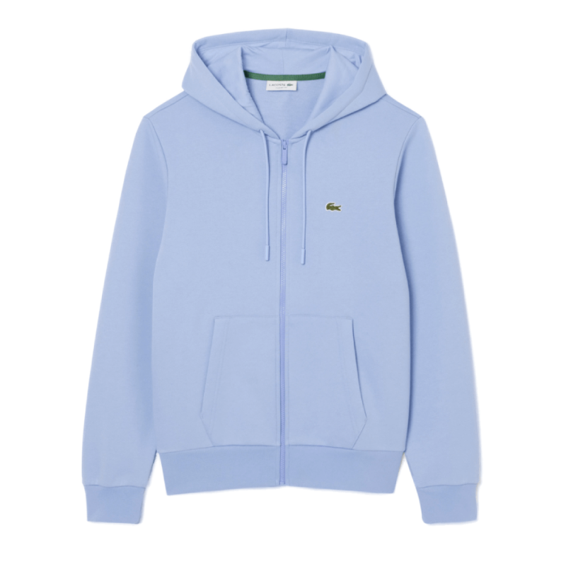 SWEATSHIRT ZIPPÉ À CAPUCHE LACOSTE SPORT AVEC EMPIÈCEMENTS EN MESH VIOLET