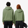 Sweatshirt à capuche   Lacoste -Vert- molleton épais  unisexe