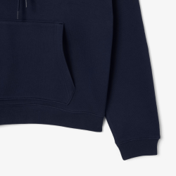 Sweatshirt à capuche   Lacoste -Bleu Nuit- molleton épais  unisexe