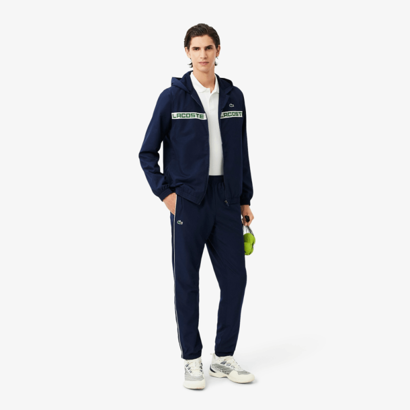 Survêtement Lacoste - Bleu Nuit  - Tennis bande griffée