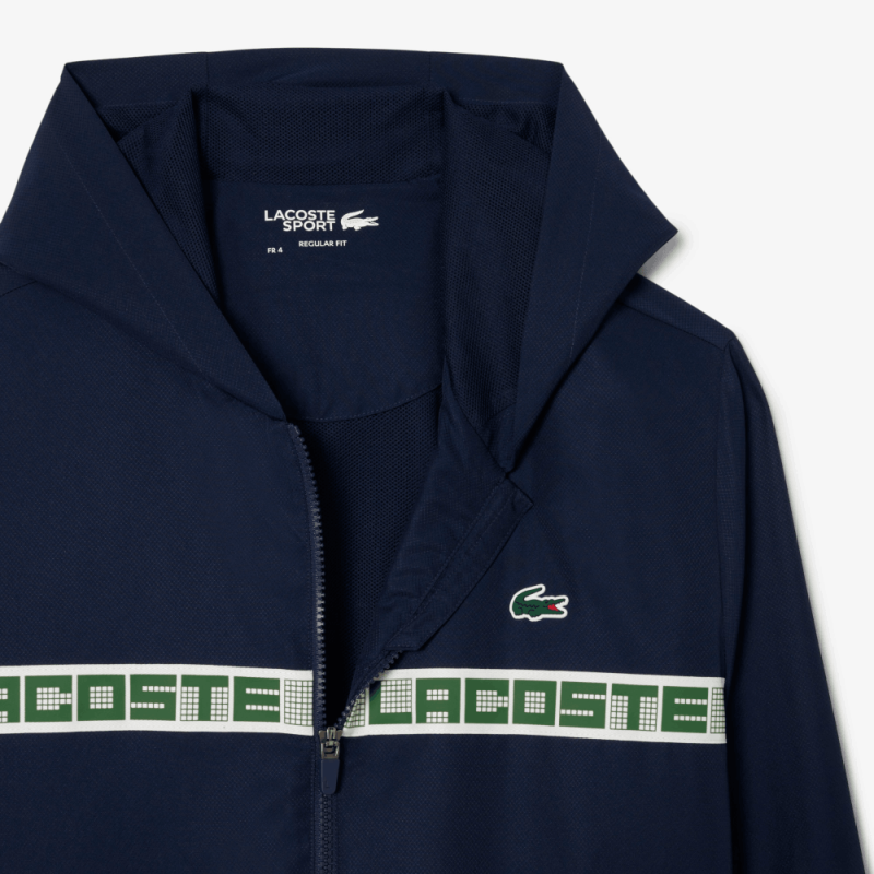 Survêtement Lacoste - Bleu Nuit  - Tennis bande griffée