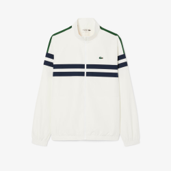 Survêtement Lacoste-Blanc Cassé- Tennis imprimé