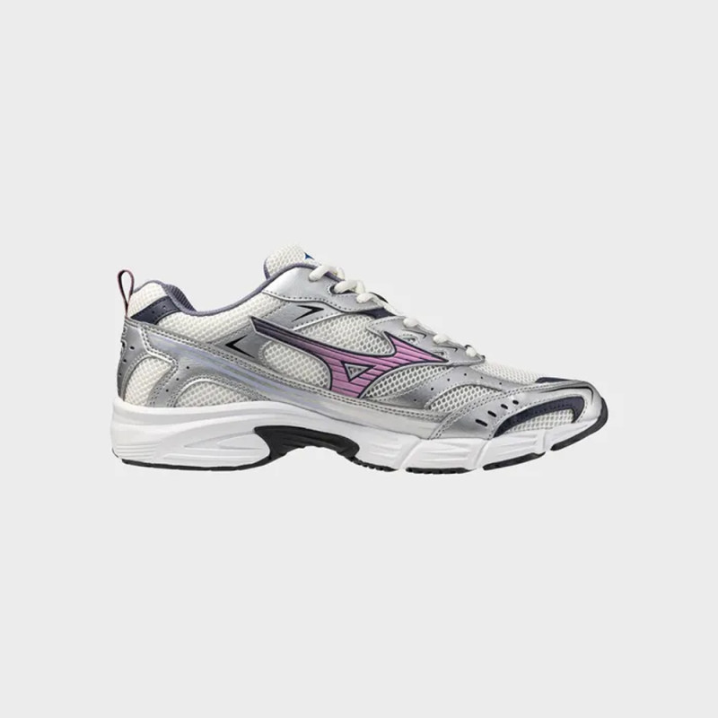 Baskets Mizuno MXR OG – Gris et Rose– Rétro Running des Années 2000
