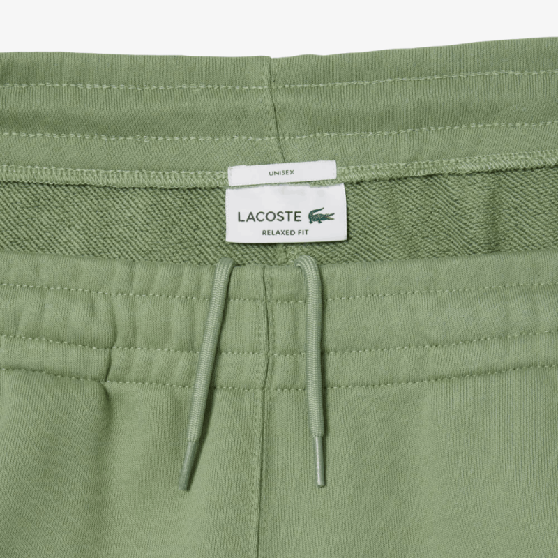 Pantalon de survêtement Lacoste – Vert – en molleton Unisexe