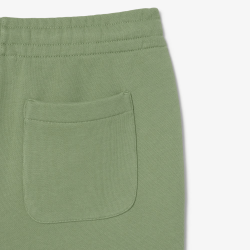 Pantalon de survêtement Lacoste – Vert – en molleton Unisexe