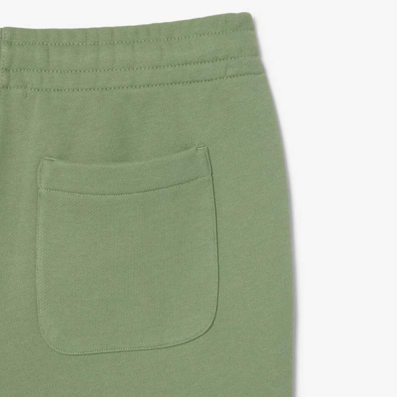 Pantalon de survêtement Lacoste – Vert – en molleton Unisexe