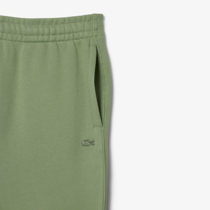 Pantalon de survêtement Lacoste – Vert – en molleton Unisexe