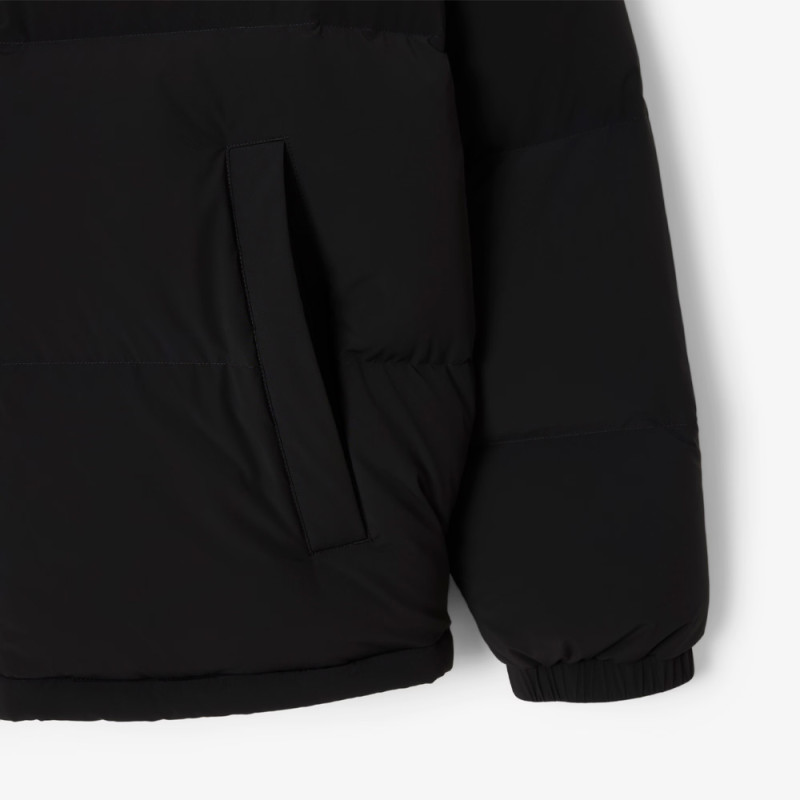 Doudoune Lacoste - Noir - à capuche déperlante