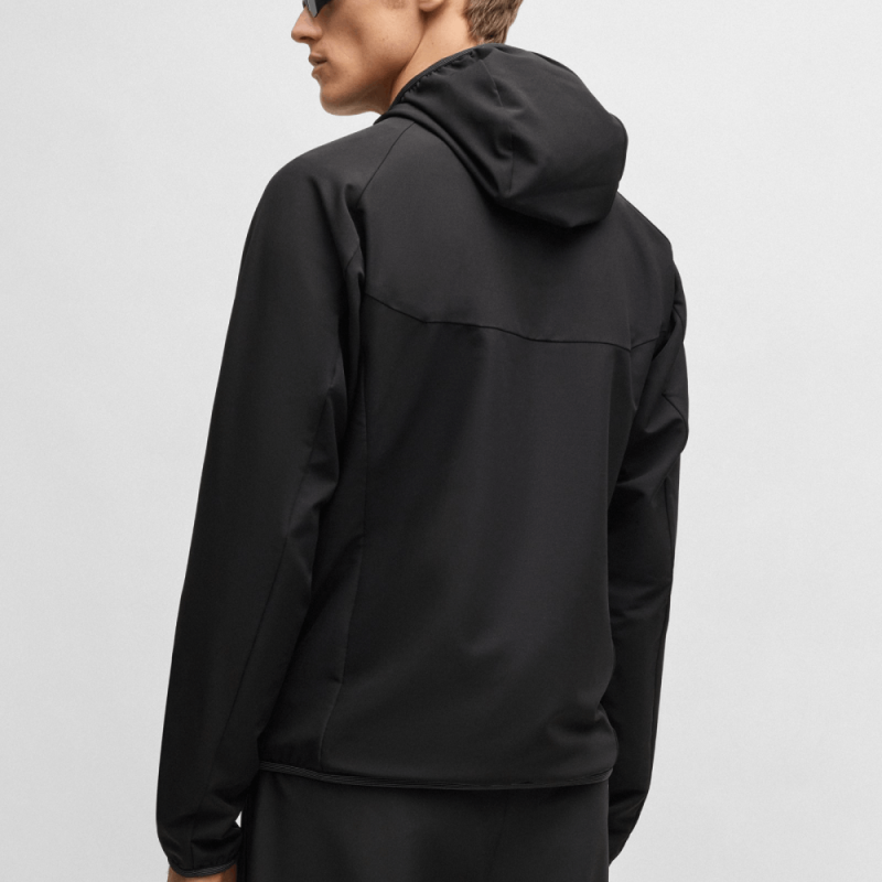 Veste Boss -Noir- imperméable en tissu extensible -L_Commuter