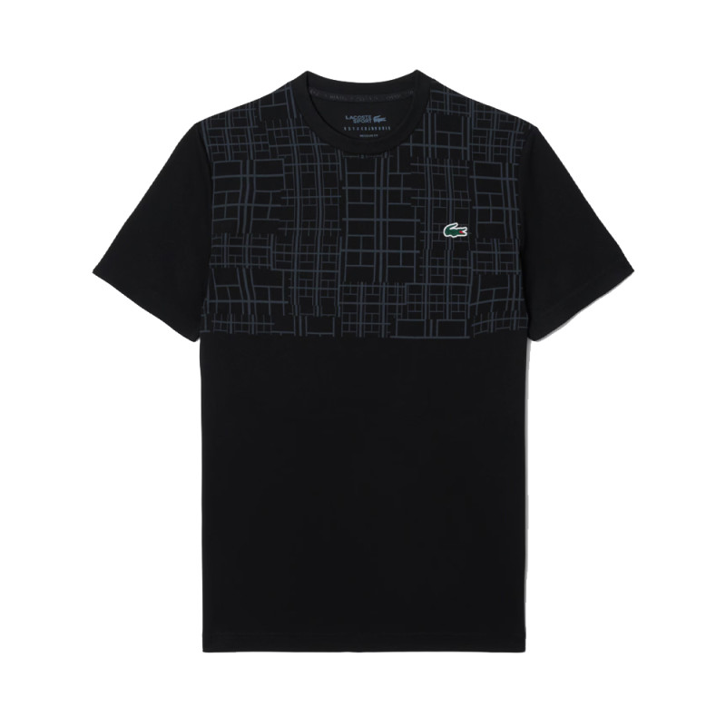 T-shirt Lacoste - Noir - Tennis x Novak Djokovic