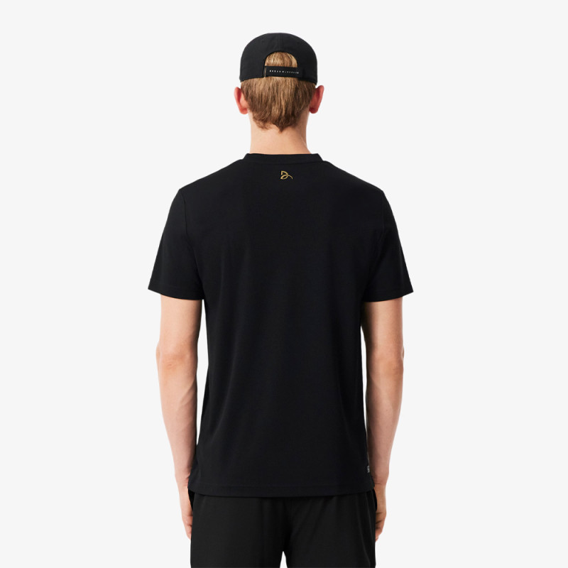 T-shirt Lacoste - Noir - Tennis x Novak Djokovic
