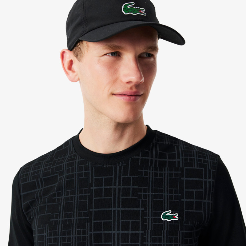 T-shirt Lacoste - Noir - Tennis x Novak Djokovic