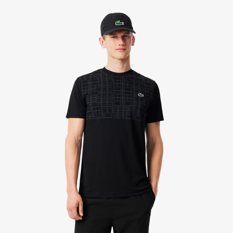 T-shirt Lacoste - Noir - Tennis x Novak Djokovic