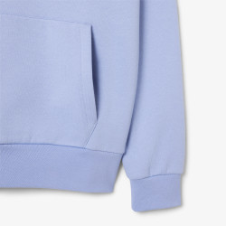 SWEATSHIRT À CAPUCHE LACOSTE HOMME - VIOLET - EN COTON BIOLOGIQUE