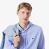 SWEATSHIRT À CAPUCHE LACOSTE HOMME - VIOLET - EN COTON BIOLOGIQUE