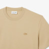 T-shirt Lacoste - Beige - signature brodé