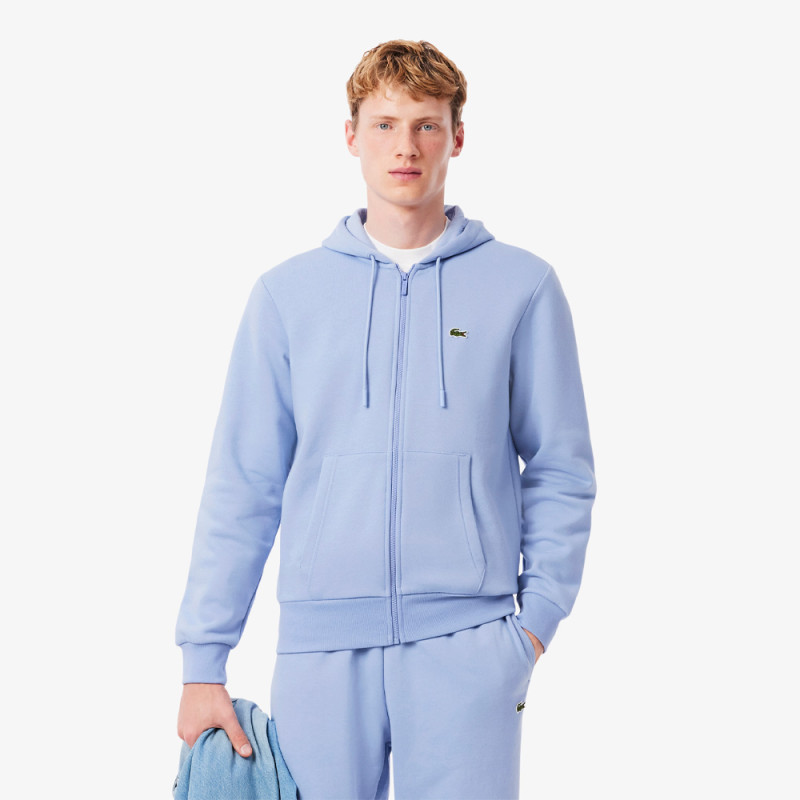 SWEATSHIRT ZIPPÉ À CAPUCHE LACOSTE SPORT AVEC EMPIÈCEMENTS EN MESH VIOLET