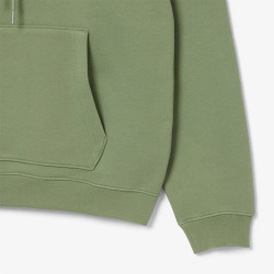 Sweatshirt à capuche Lacoste - Vert - molleton épais unisexe