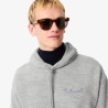 Sweat à capuche Lacoste - Gris - signature brodé