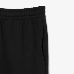 Pantalon de survêtement Homme Lacoste – Noir – Molleton de Coton Biologique & Détails Cargo