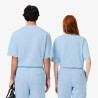 T-shirt  Lacoste - Bleu Clair -  loose fit jersey épais unisexe