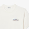 T-shirt  Lacoste -Blanc - jersey imprimé