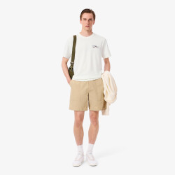 T-shirt  Lacoste -Blanc - jersey imprimé