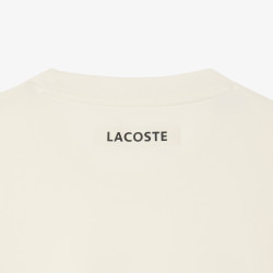 T-shirt Lacoste - Blanc cassé - Tennis Ultra Dry imprimé