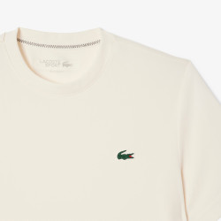 T-shirt Lacoste - Blanc cassé - Tennis Ultra Dry imprimé