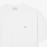 T-shirt Lacoste - Blanc - loose fit jersey épais unisexe