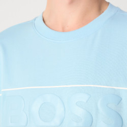 T-shirt BOSS Tee Iconic Zone – Bleu Clair – Style Sportif et Élégance Contemporaine