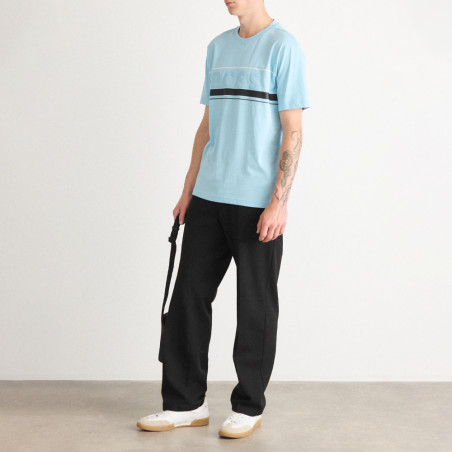 T-shirt BOSS Tee Iconic Zone – Bleu Clair – Style Sportif et Élégance Contemporaine