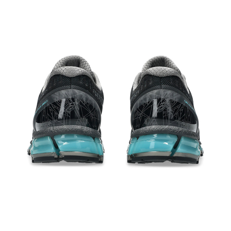 Baskets Asics GEL-QUANTUM 360 I – Noires et Bleues – Le summum du confort enveloppant