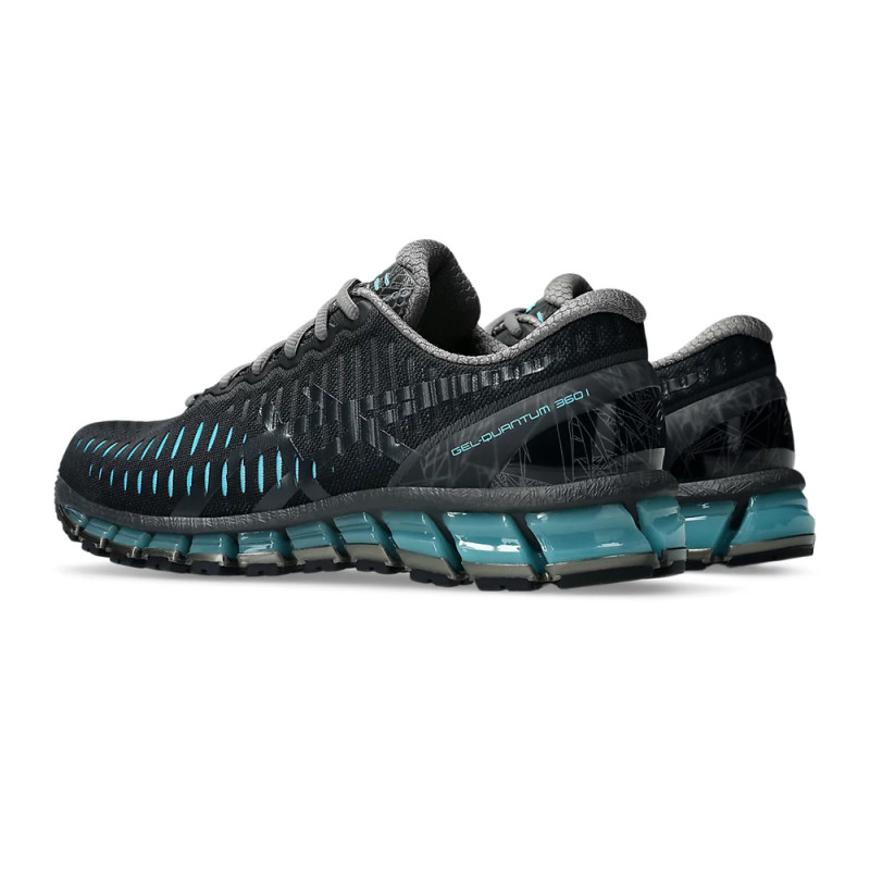 Baskets Asics GEL-QUANTUM 360 I – Noires et Bleues – Le summum du confort enveloppant