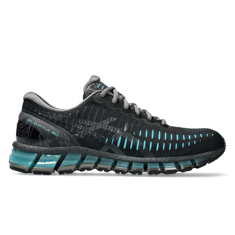 Baskets Asics GEL-QUANTUM 360 I – Noires et Bleues – Le summum du confort enveloppant