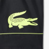 Short Lacoste sport Noir avec imprimé Jaune taffetas diamanté - Taffetas Diamanté Léger & Respirant