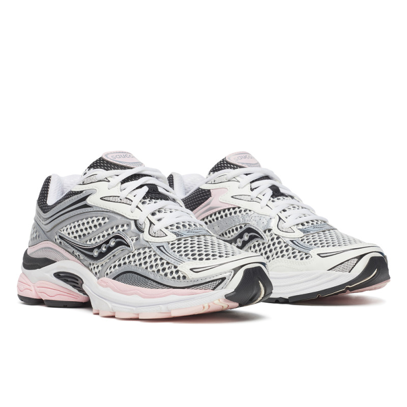 Baskets Saucony ProGrid Omni 9 OG – Silver/Pink – Rétro-running innovant et confort moderne