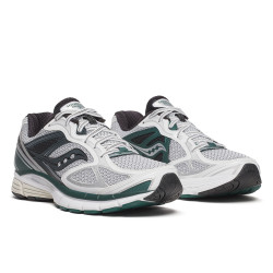 Baskets Saucony ProGrid Guide 7 White/Pine – Amorti dynamique et stabilité pour vos runs
