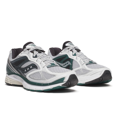 Baskets Saucony ProGrid Guide 7 White/Pine – Amorti dynamique et stabilité pour vos runs
