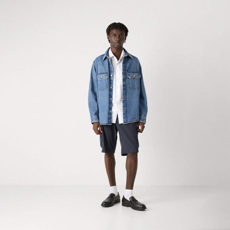 Short cargo Bleu Nuit BOSS S_URBANEX-CARGO – Style fonctionnel et confort technique