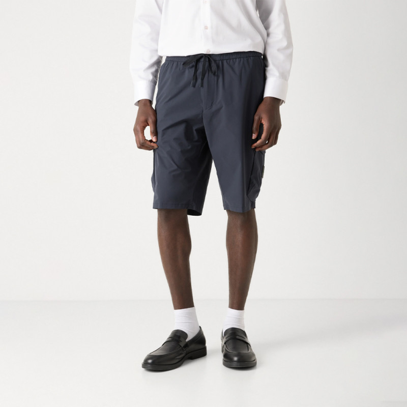 Short cargo Bleu Nuit BOSS S_URBANEX-CARGO – Style fonctionnel et confort technique