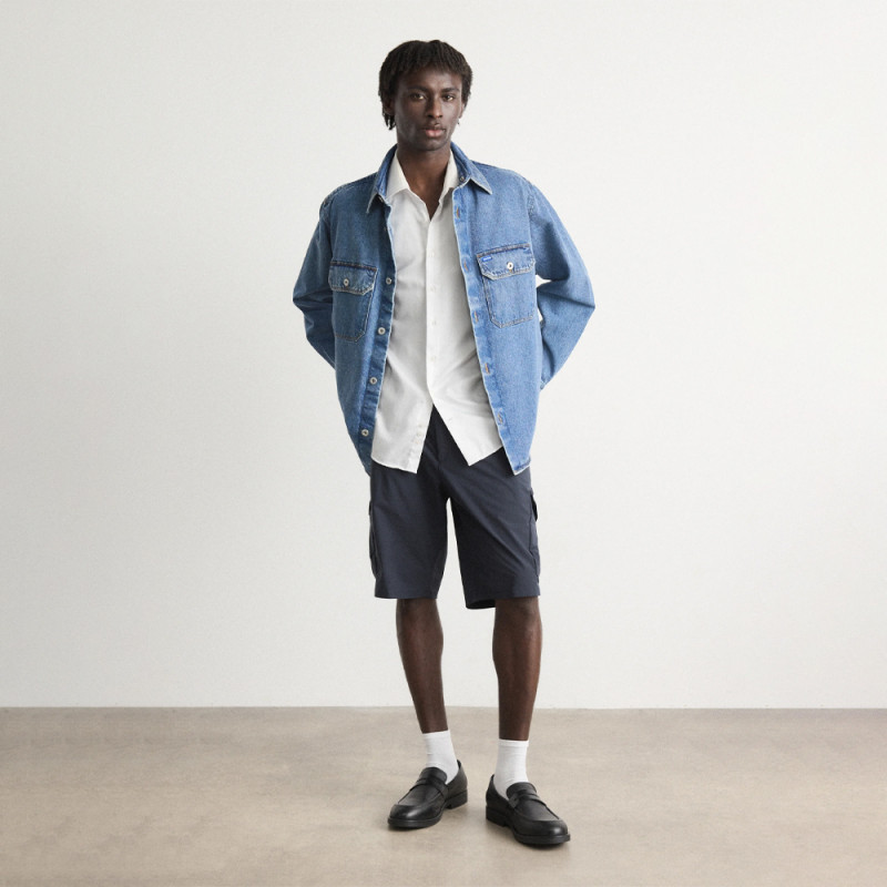 Short cargo Bleu Nuit BOSS S_URBANEX-CARGO – Style fonctionnel et confort technique