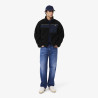 Veste Lacoste - Noir - polaire sherpa color-block
