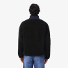 Veste Lacoste - Noir - polaire sherpa color-block