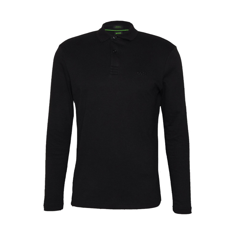 Polo Boss -Noir- Pirol  Chez DM'Sports