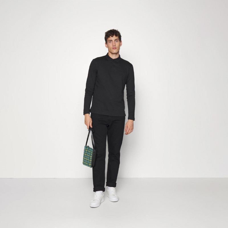 Polo Boss -Noir- Pirol  Chez DM'Sports