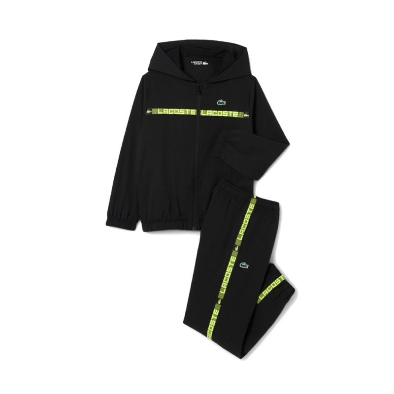 Ensemble survêtement Sport Ultra Dry – Noir & Jaune – Légèreté technique et style dynamique pour les adolescents